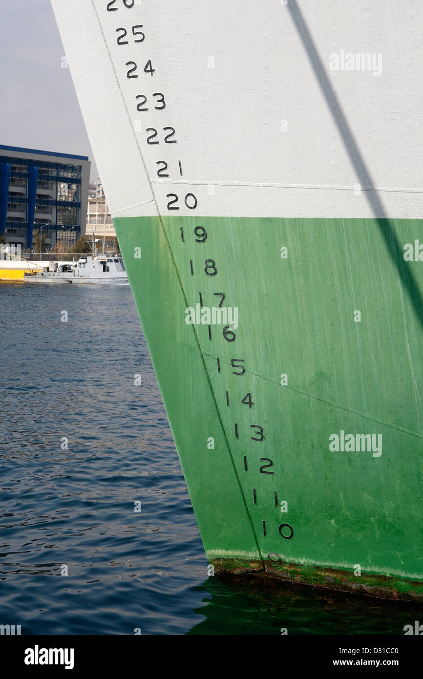 Waterline in a ship Stock Photo Alamy