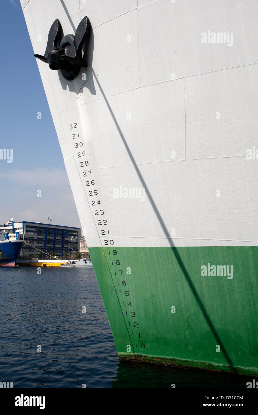 Waterline in a ship Stock Photo Alamy