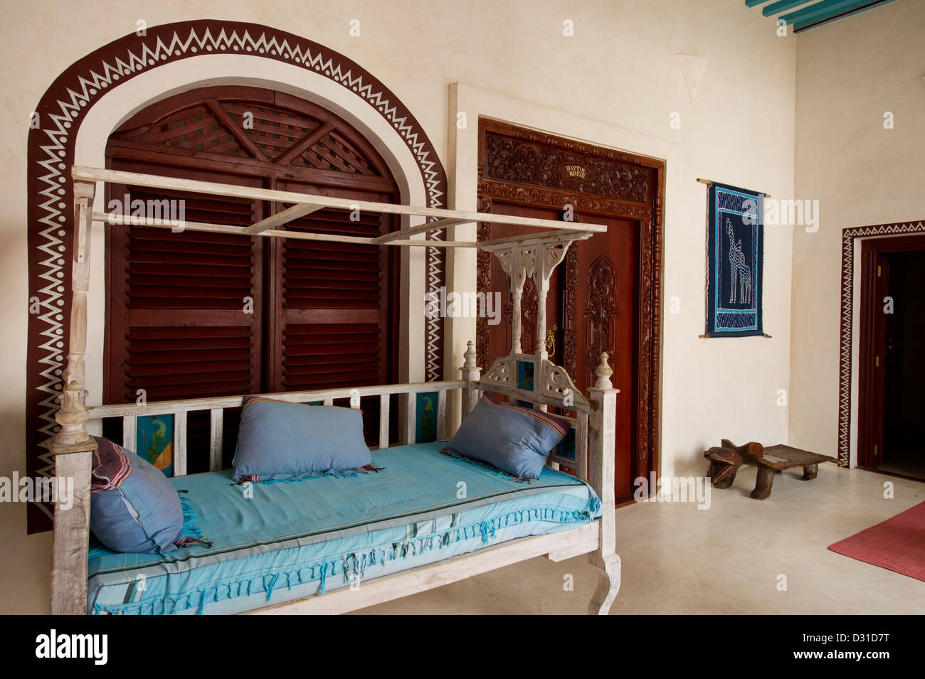 Palm Beach House, Lamu, Lamu Archipelago, Kenya Stock Photo Alamy