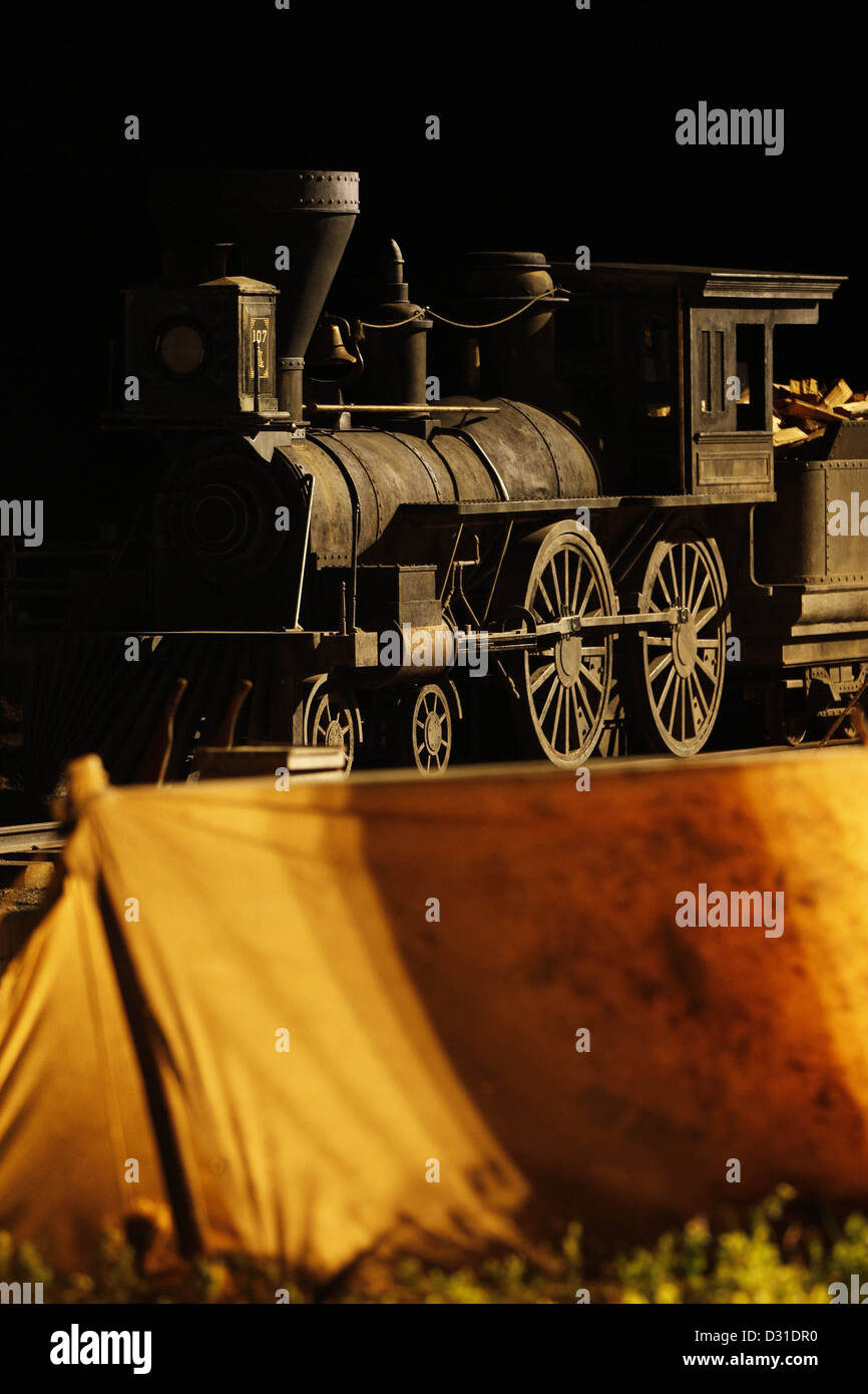 Hell on wheels train hi-res stock photography and images - Alamy