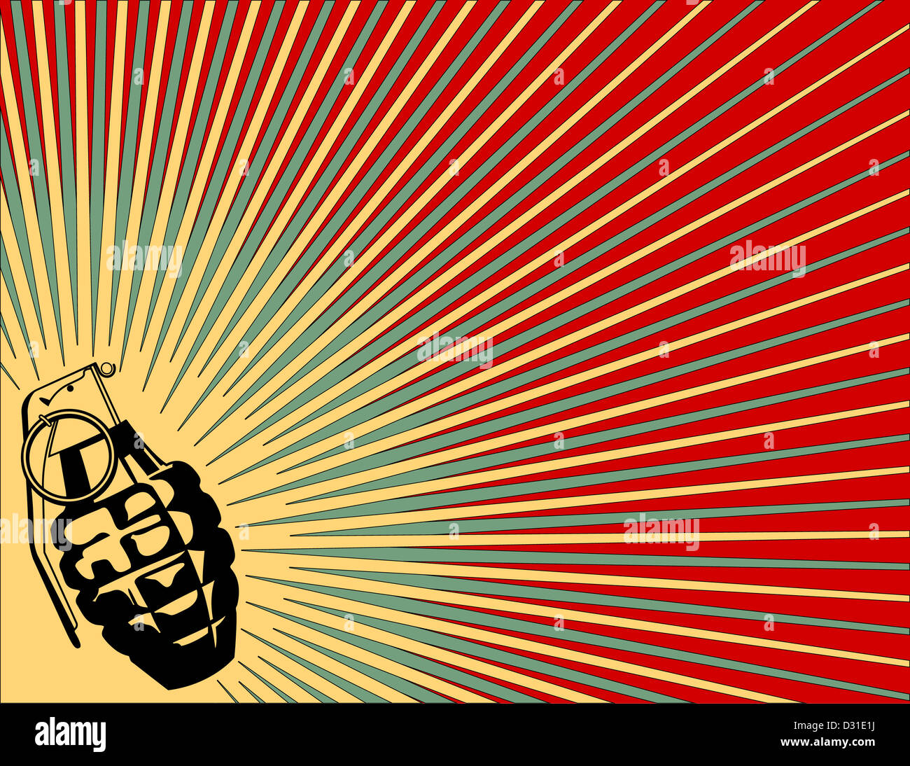 Exploding Grenade Background Stock Photo - Alamy