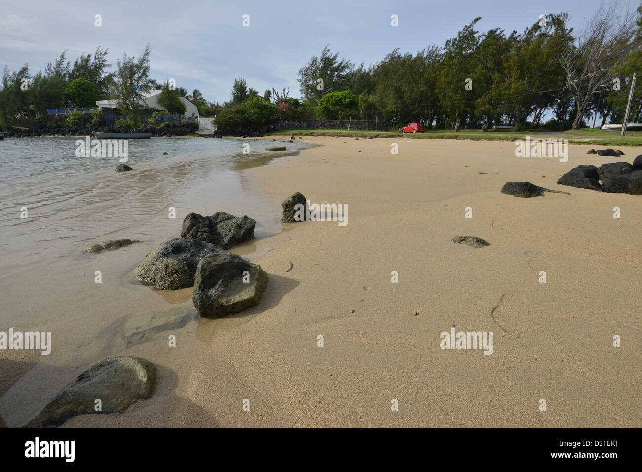 A cove in Mauritius on the Indian Ocean Stock Photo - Alamy