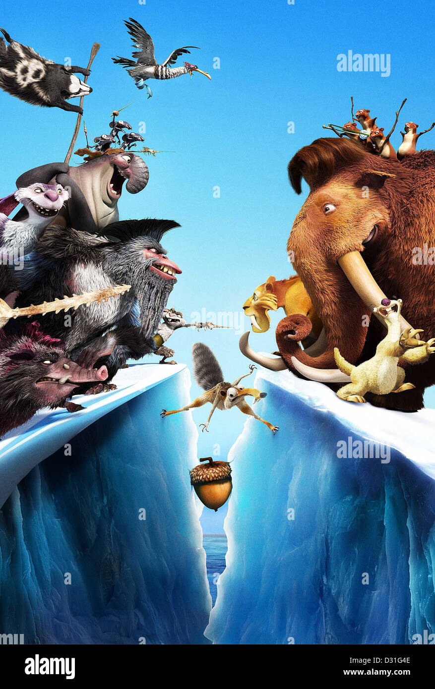 Ice Age Continental Drift Stock Photo Alamy