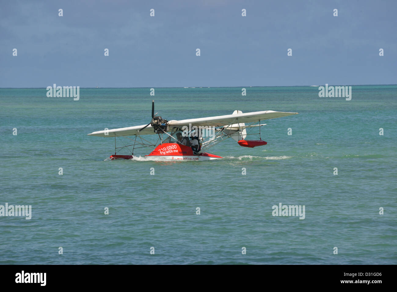 Rankar X Air Microlite sea plane Stock Photo