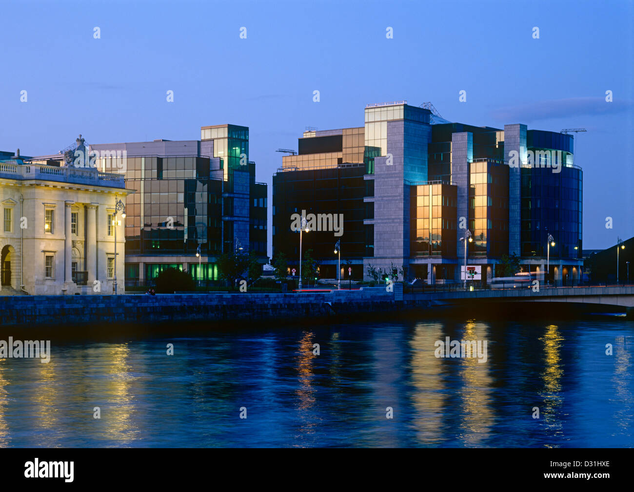 Commercial/ Business District, Dublin, Ireland Stock Photo Alamy