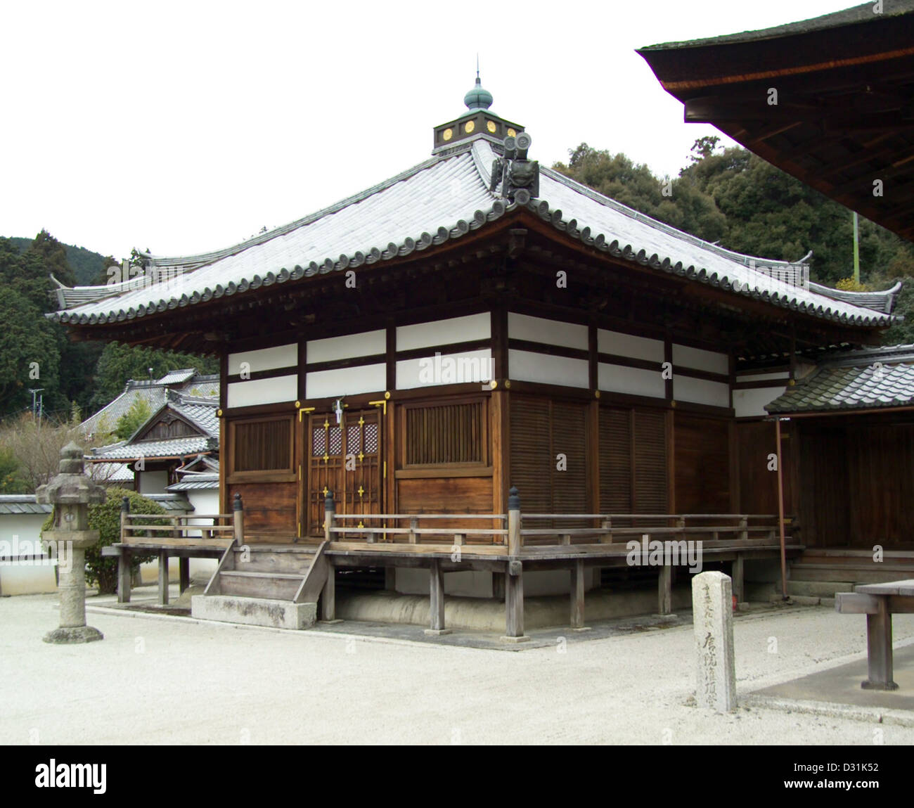 Chōnichi Goma-dō 長日護摩堂 in the Tō-in 唐院 at Mii-dera, a Buddhist temple in Otsu, Shiga Prefecture, Japan Stock Photo