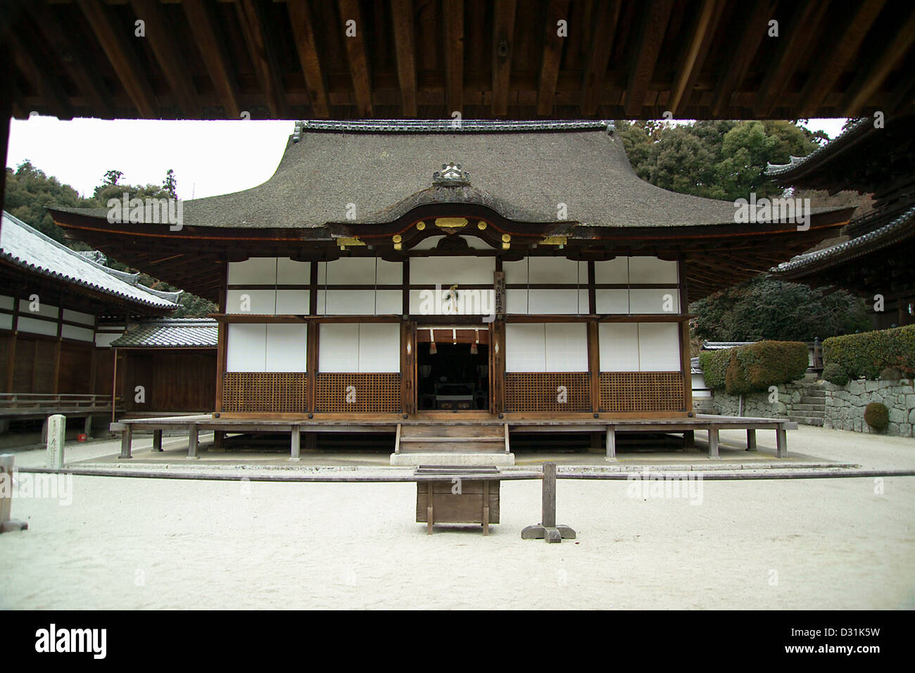 Kanchō-dō 潅頂堂 in the Tō-in 唐院 at Mii-dera, a Buddhist temple in Otsu, Shiga Prefecture, Japan Stock Photo