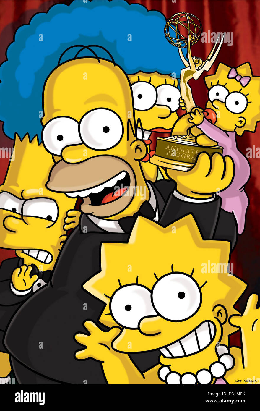 The  Simpsons  (TV Series) Stock Photo