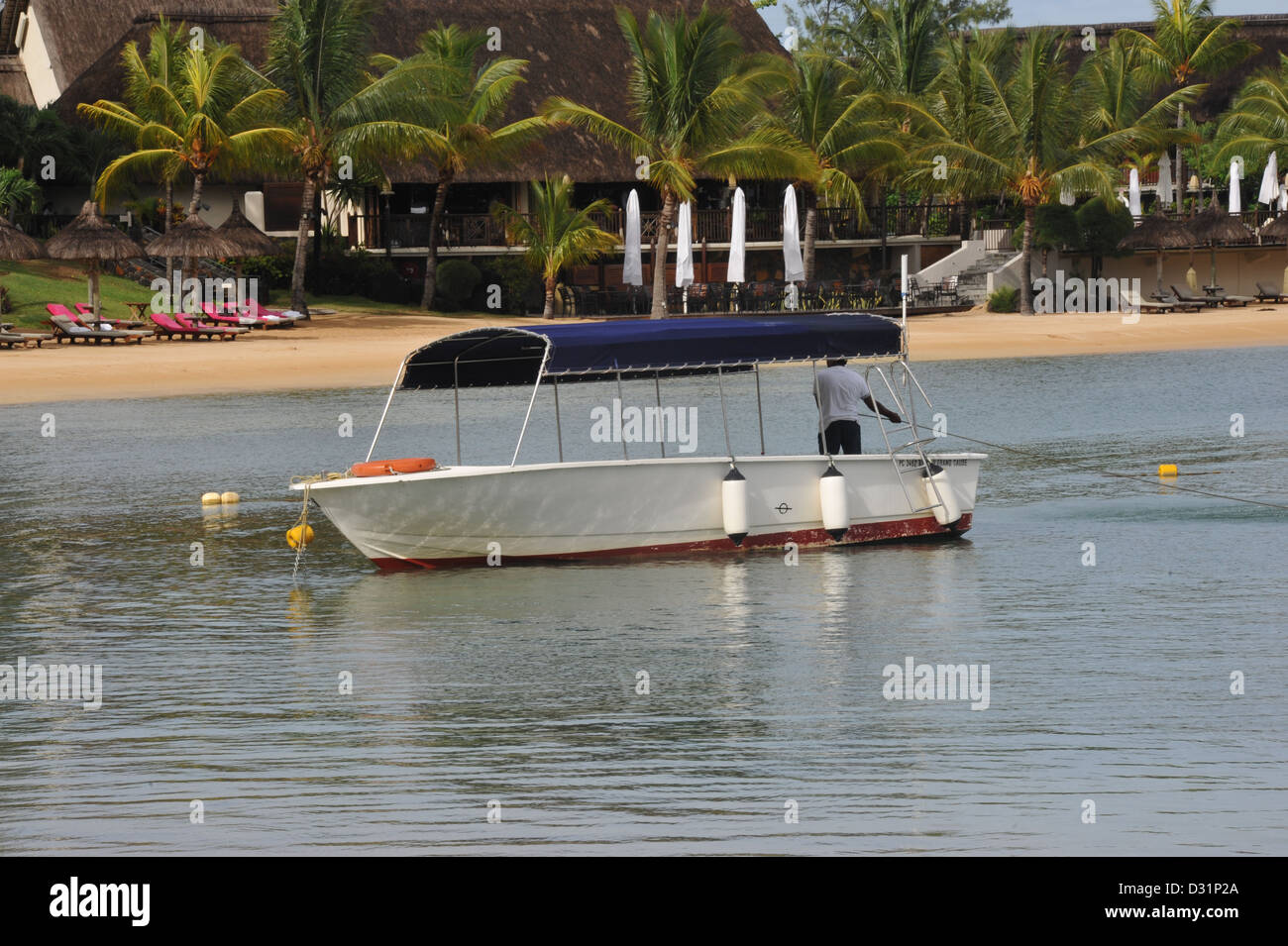 A Harbour in Mauritius Stock Photo Alamy