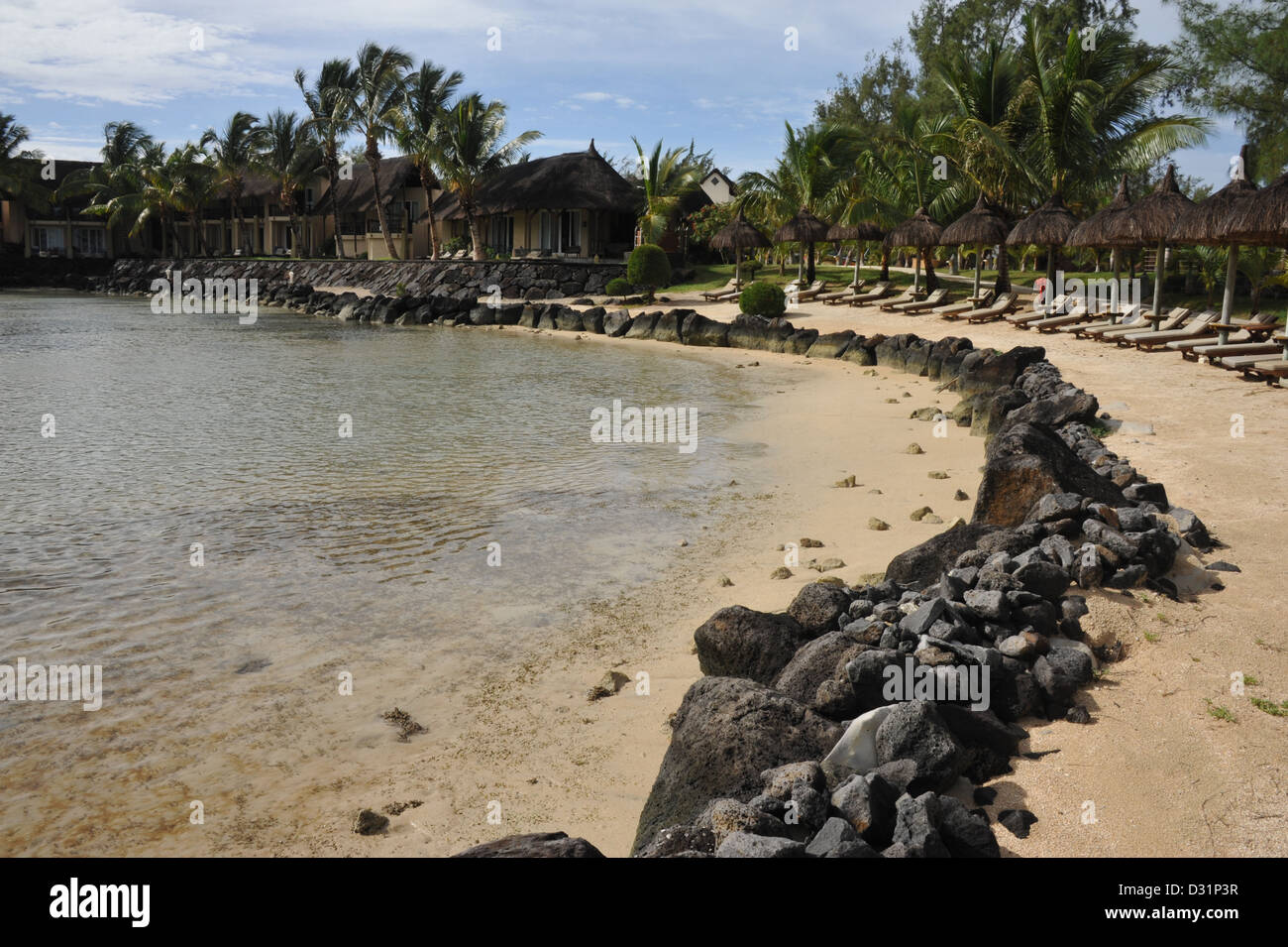 A cove in Mauritius on the Indian Ocean Stock Photo - Alamy
