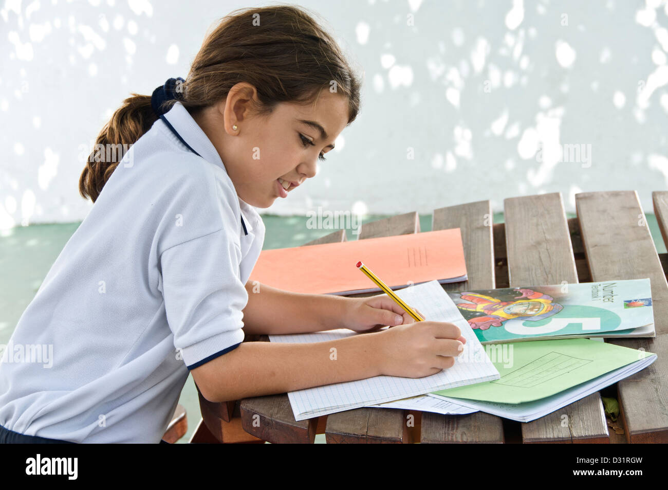 Outside in sunny school playground campus hi-res stock photography and ...
