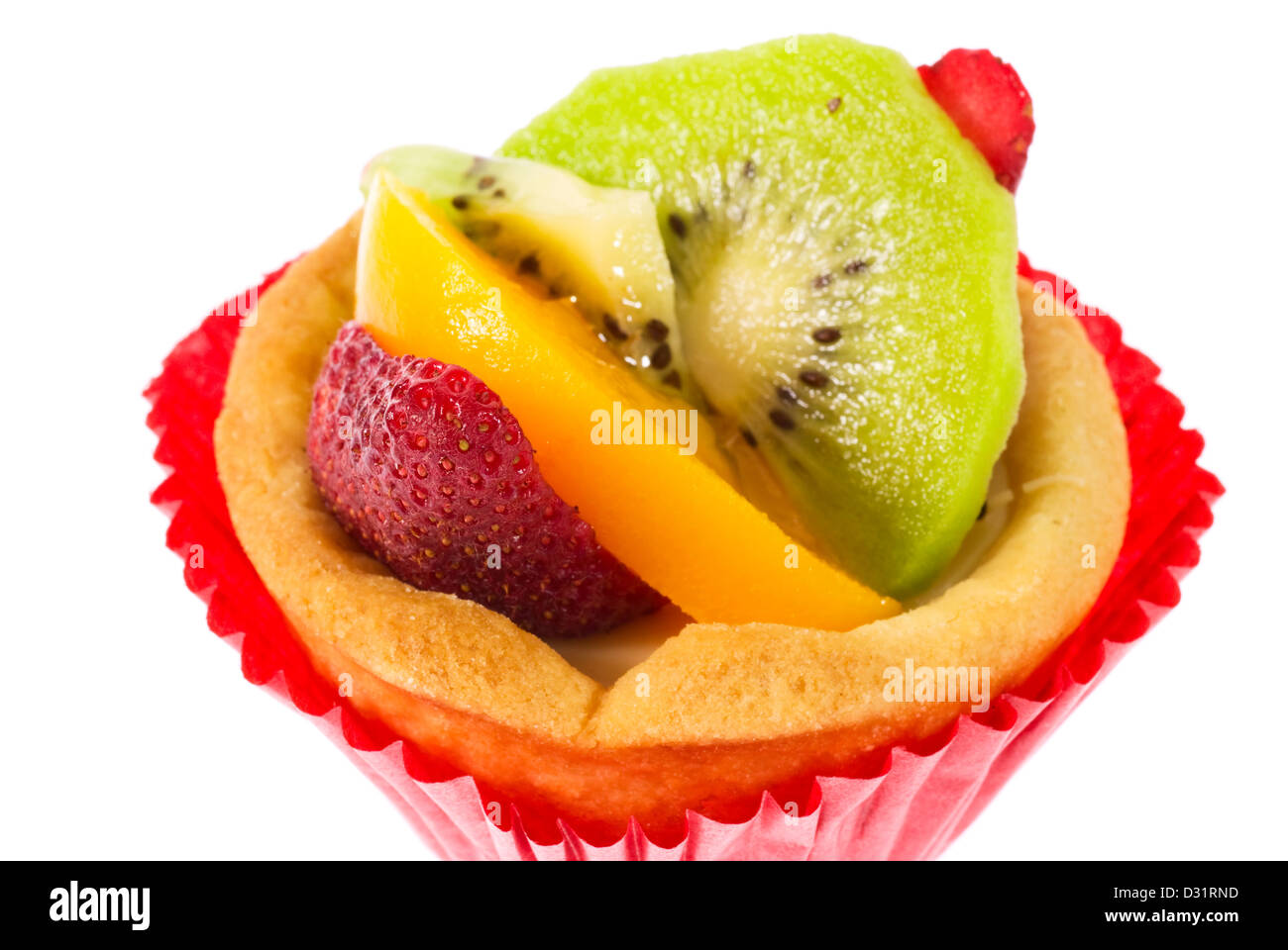 individual fruit tart Stock Photo