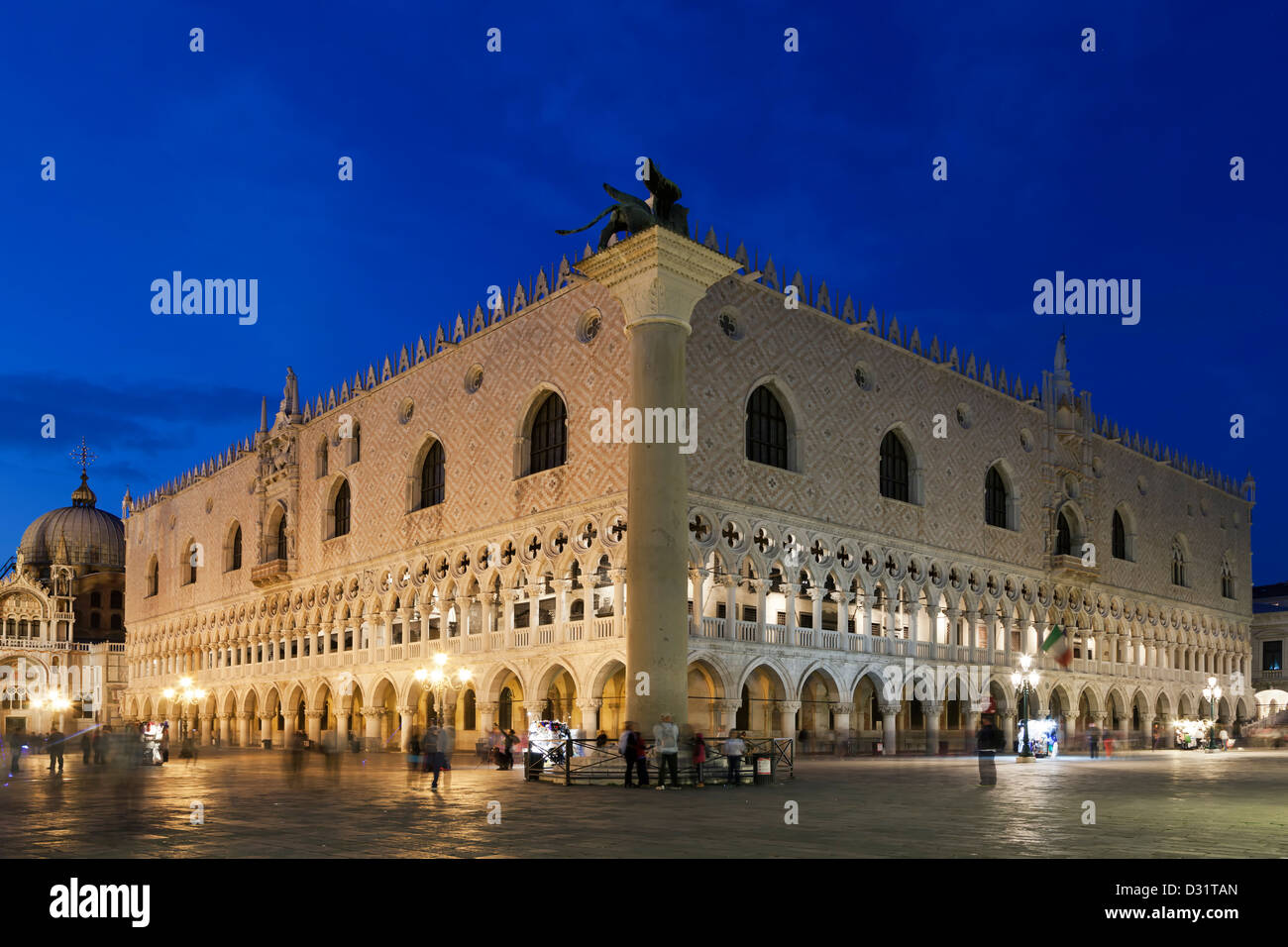 Doge's Palace, St. Mark's Square, Venice, Italy Stock Photo
