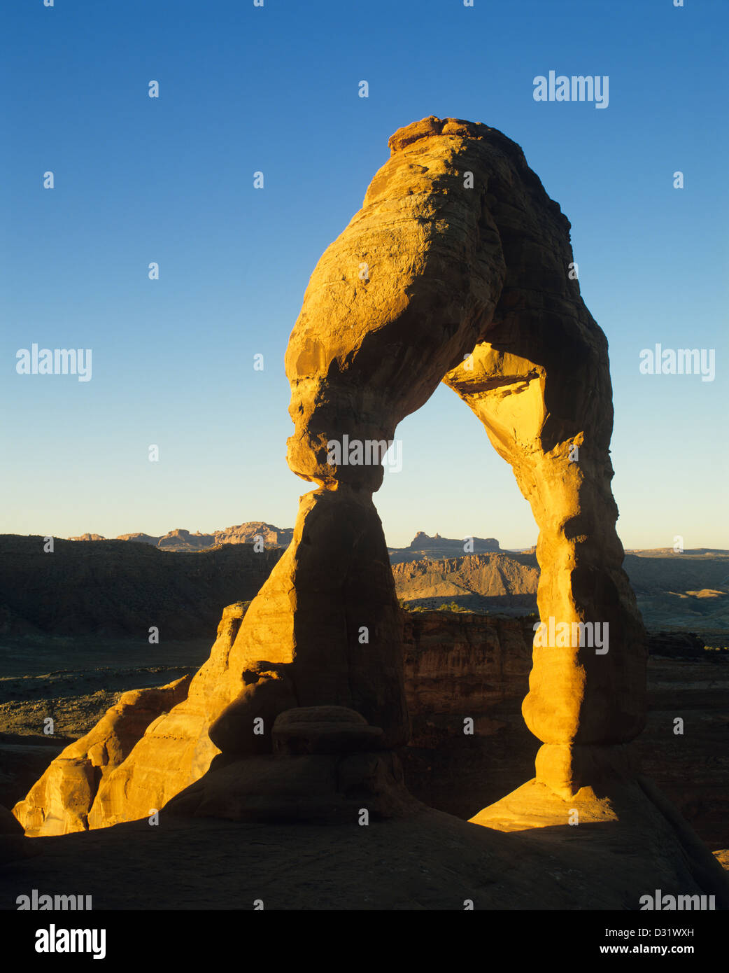 USA, Utah, Arches National Park, Delicate Arch Stock Photo