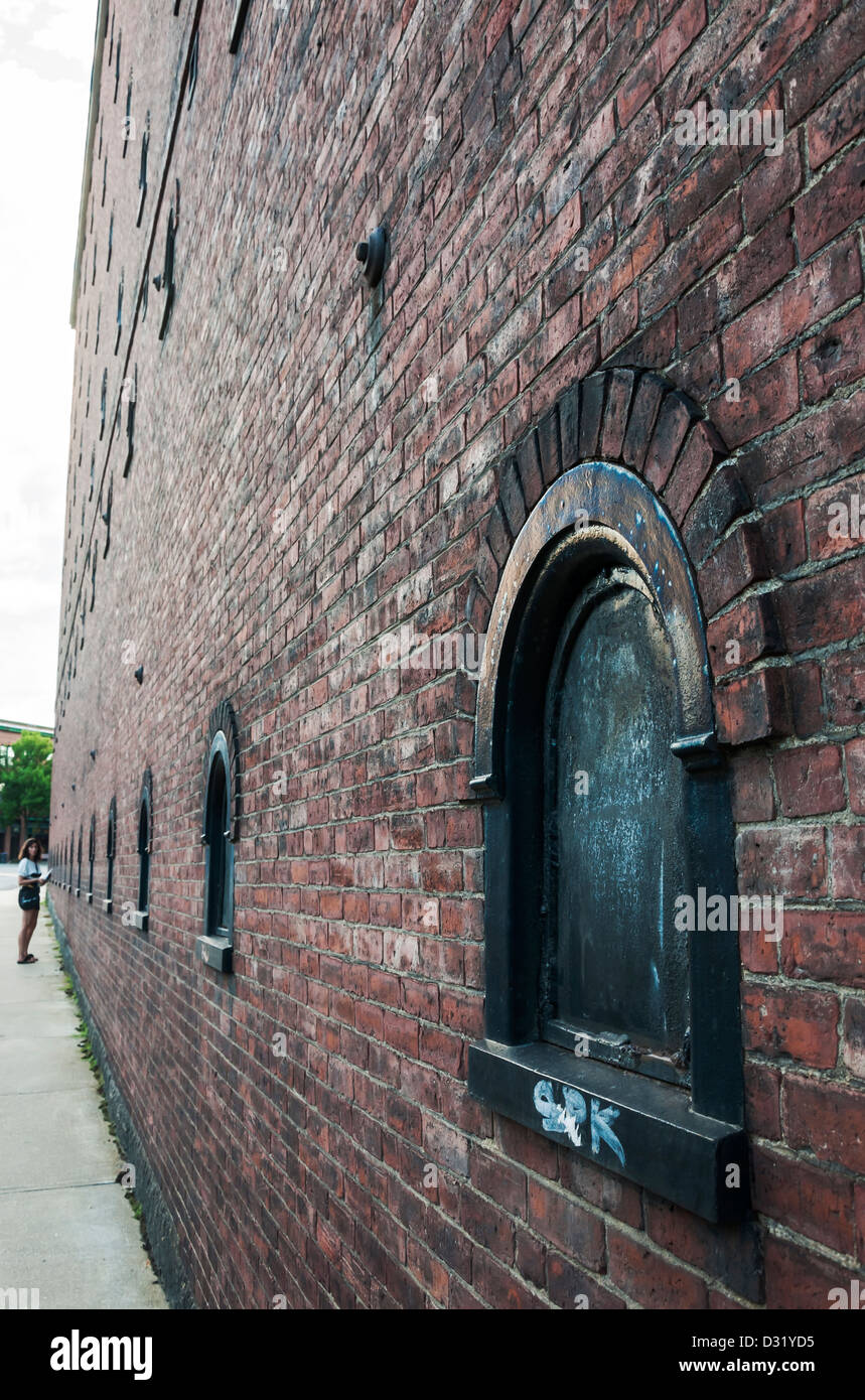 biddeford old textile company, maine, usa Stock Photo Alamy