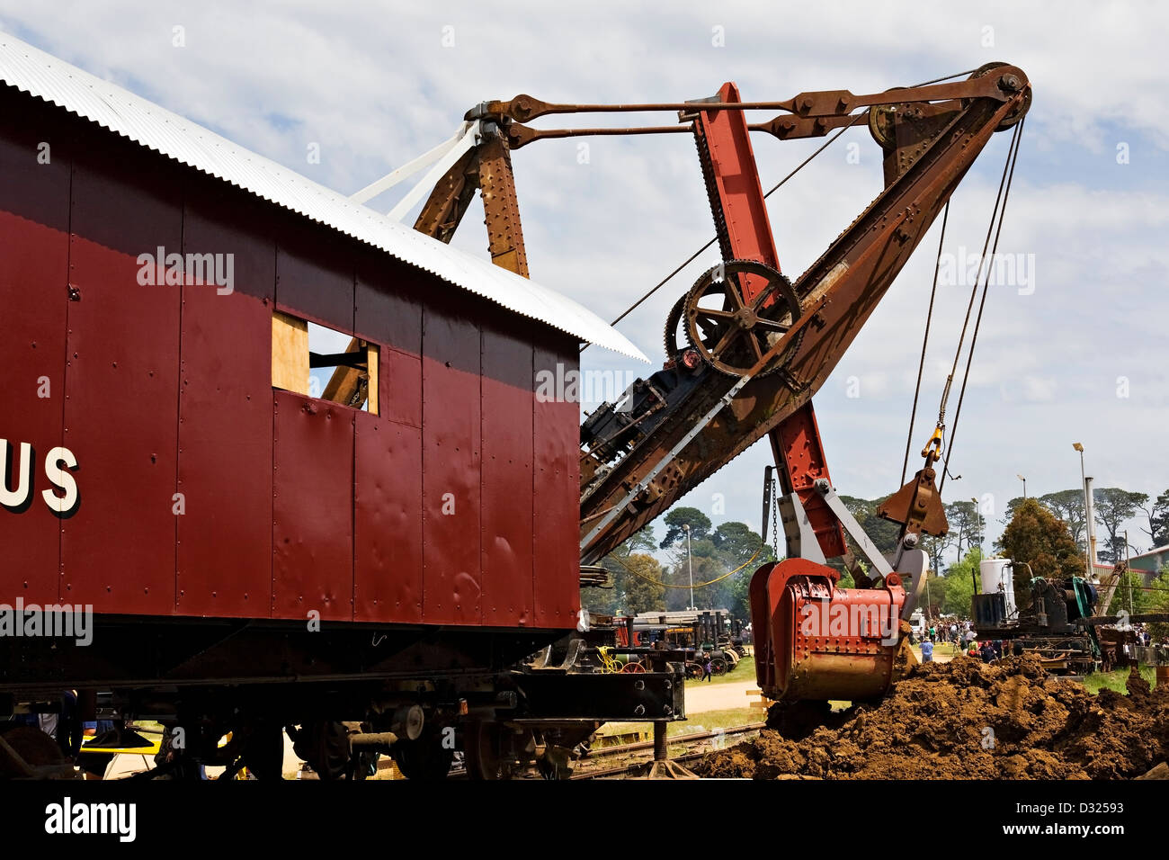 Lake Goldsmith / The 100th Steam Rally of steam driven vehicles and machinery.Victoria Australia Stock Photo