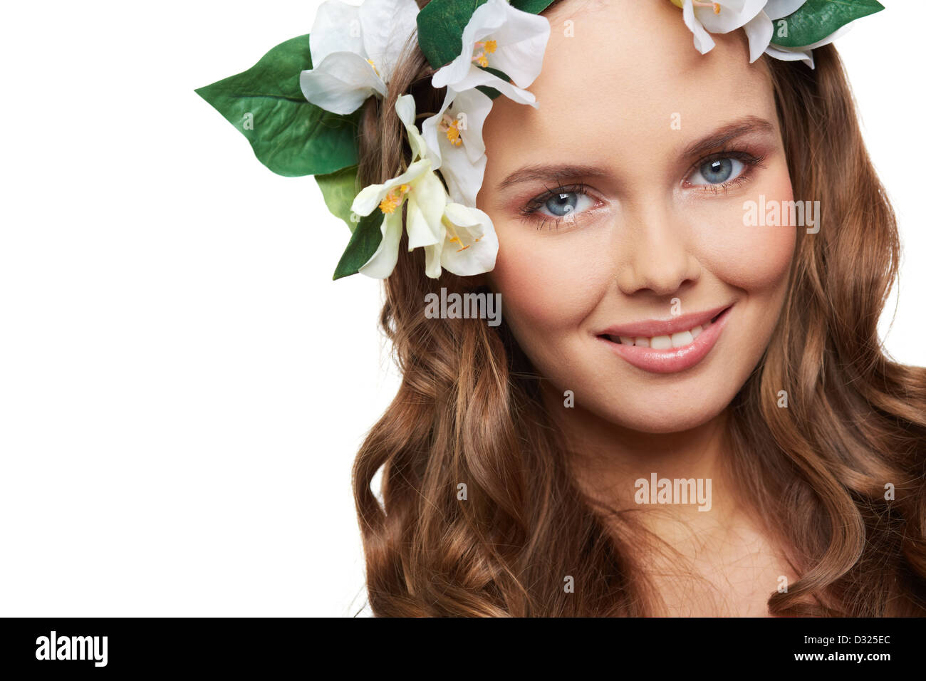 Close-up portrait of a young female of natural beauty Stock Photo - Alamy