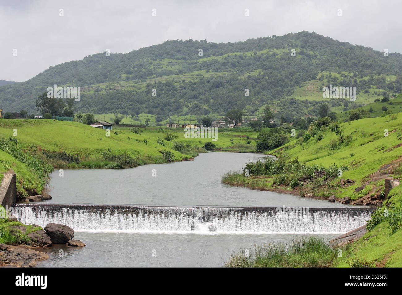 Dams near Bhimasanker , Maharashtra, India Stock Photo