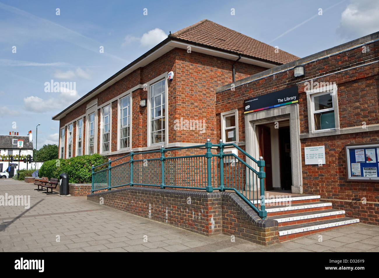 The Library in West Wickham Kent Stock Photo Alamy