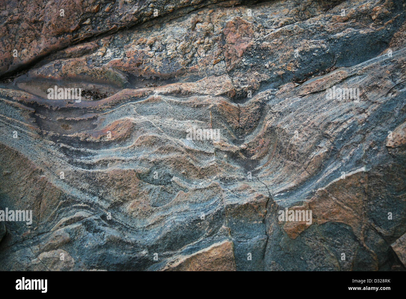rock layer in river bed Stock Photo Alamy