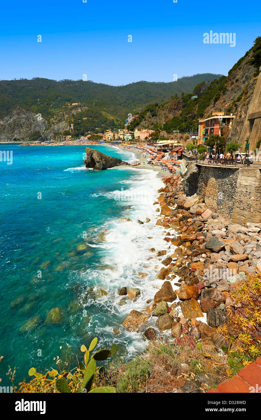 Pictures of Monterosso al Mare, Cinque Terre National Park, Liguria, Italy Stock Photo