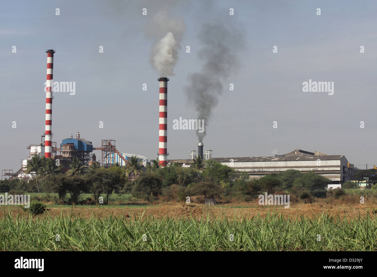 Sugar factory. Near Ozar, Pune Stock Photo Alamy