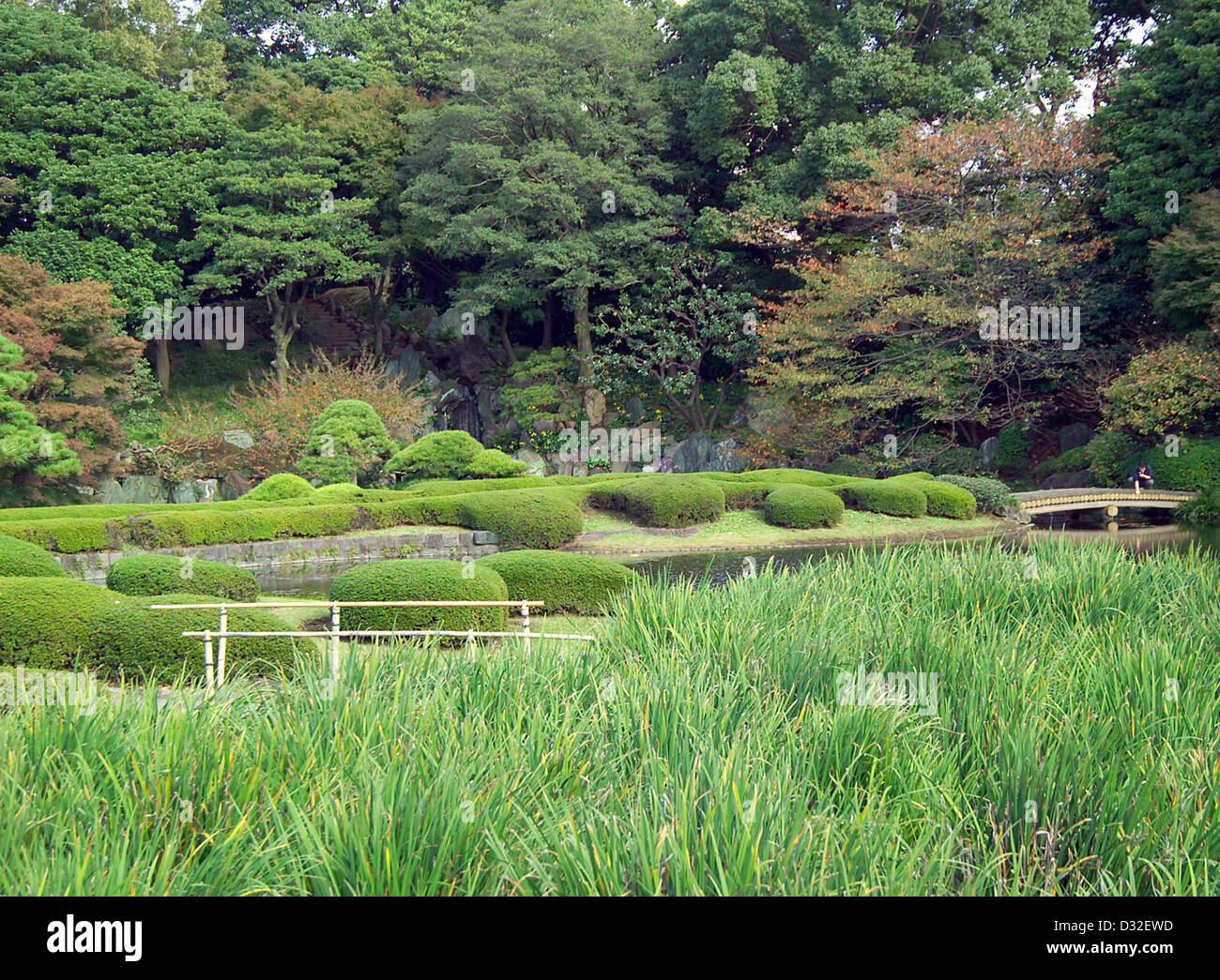 Kokyo (Imperial Palace, formerly Edo Castle) in Tokyo, Japan. Stock Photo