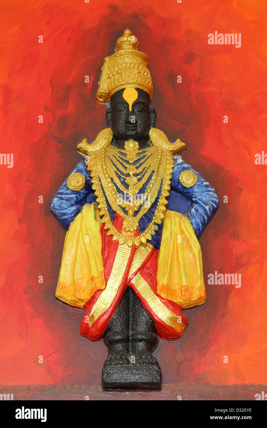 Statue of Lord Vitthal In Pandharpur, Maharashtra Stock Photo - Alamy