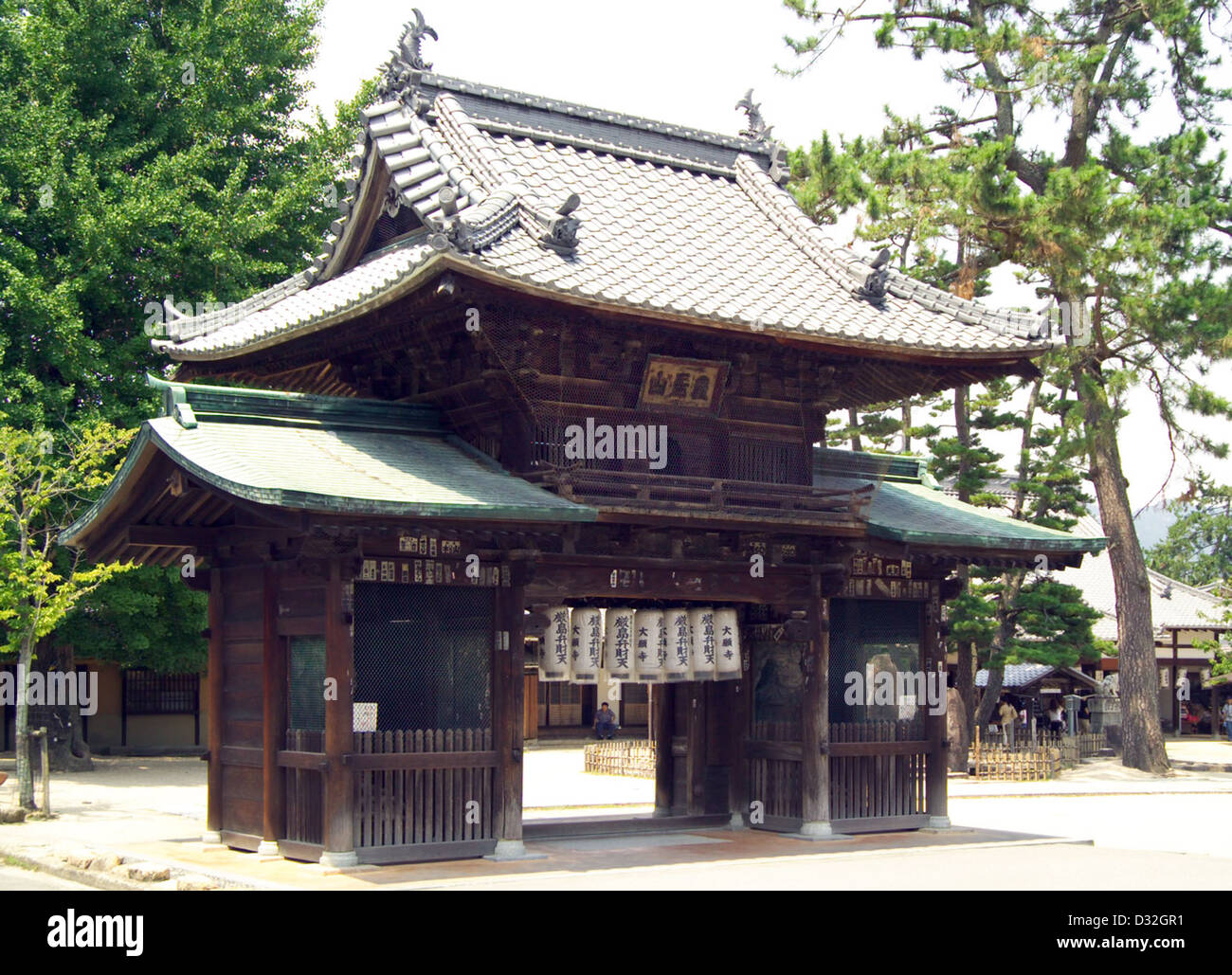 Daiganji, a Benten (Benzaiten) temple in Miyajima, Hiroshima Prefecture, Japan. Stock Photo