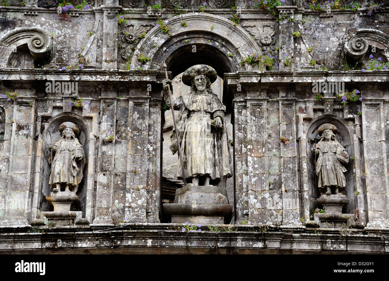 The statue of St James,Santiago de Compostela,Cathedral,Pilgrimage,Way