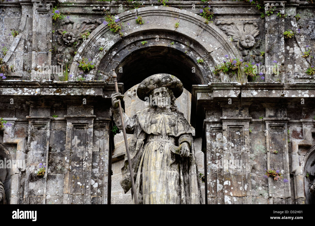 The statue of St James,Santiago de Compostela,Cathedral,Pilgrimage,Way
