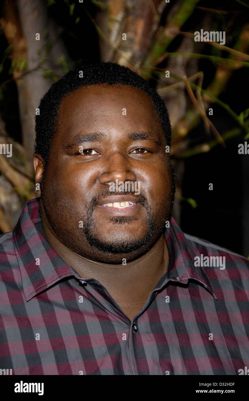 Los Angeles, USA. 6th February 2013. Quinton Aaron at arrivals for
