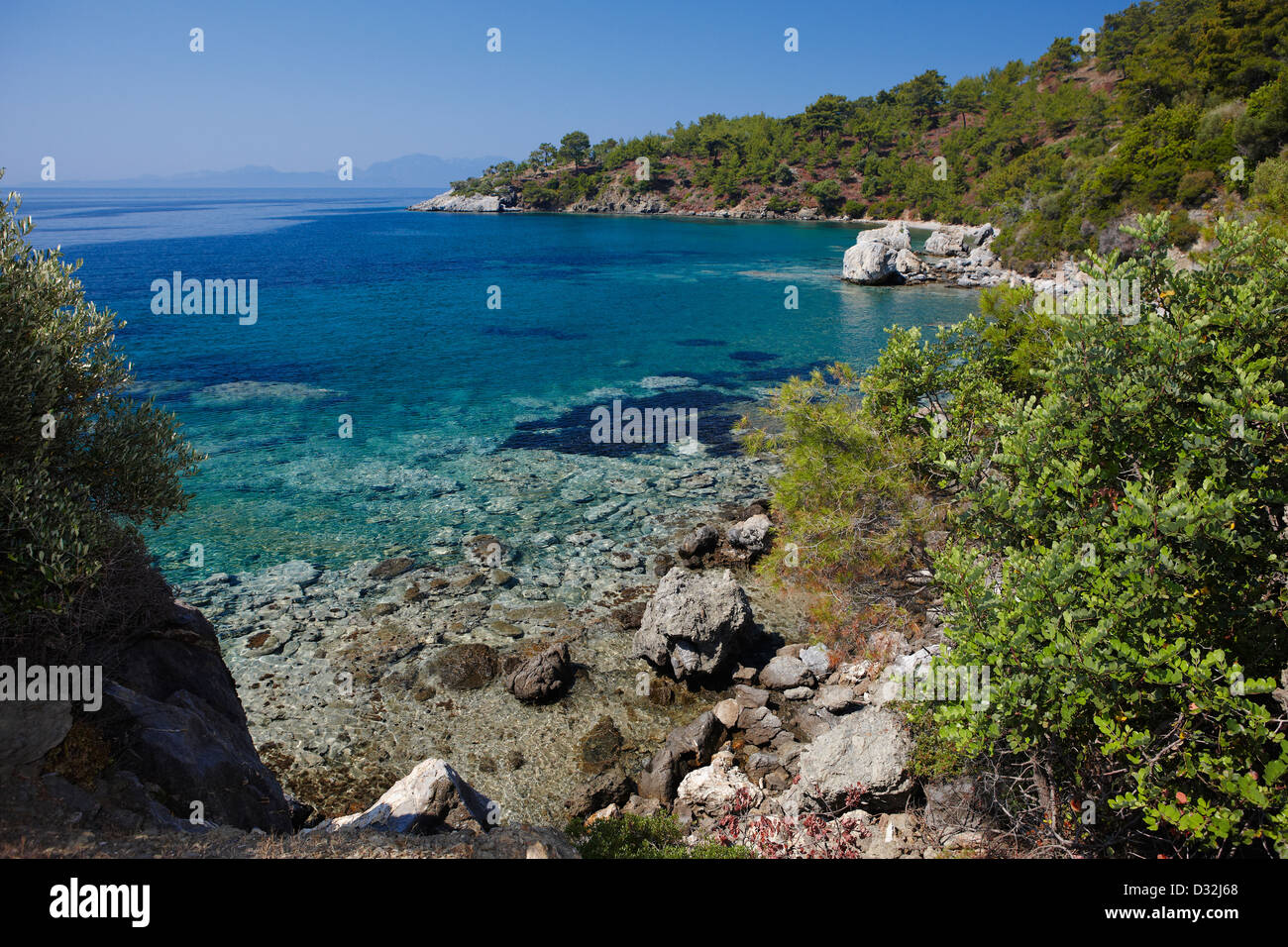 Scenic View Of A Rocky Beach Near Mazi Village Bodrum Peninsula Mugla 