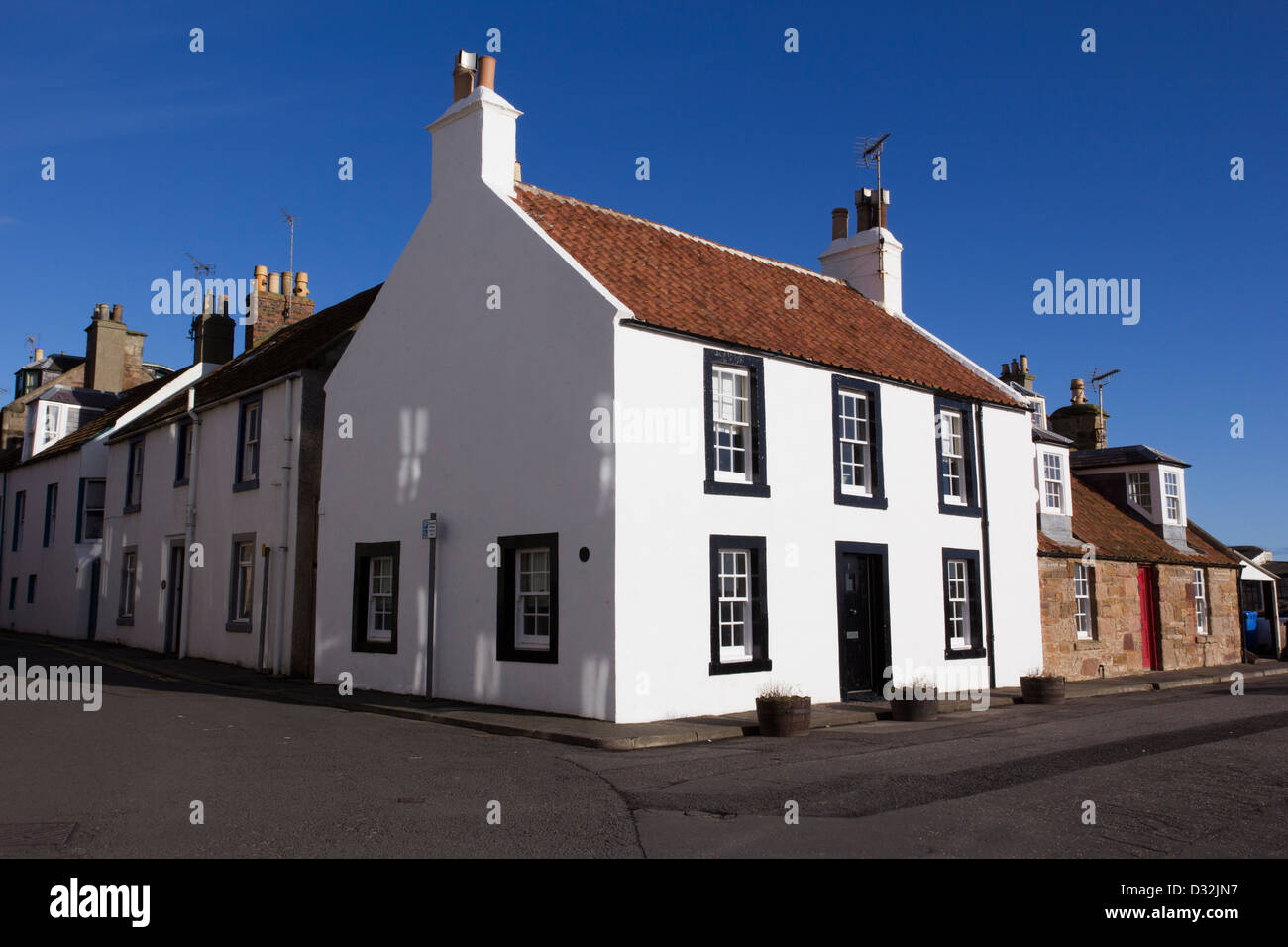 A typical traditional house in the fishing village of Cellardyke near