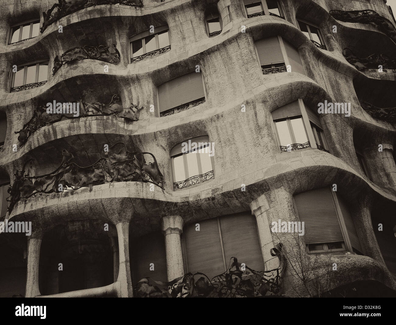Passeig de Gracia Apartments Stock Photo Alamy