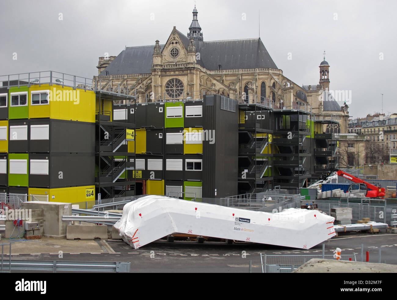 Big Construction Canopee Department Stores Des Halles old Town Saint 