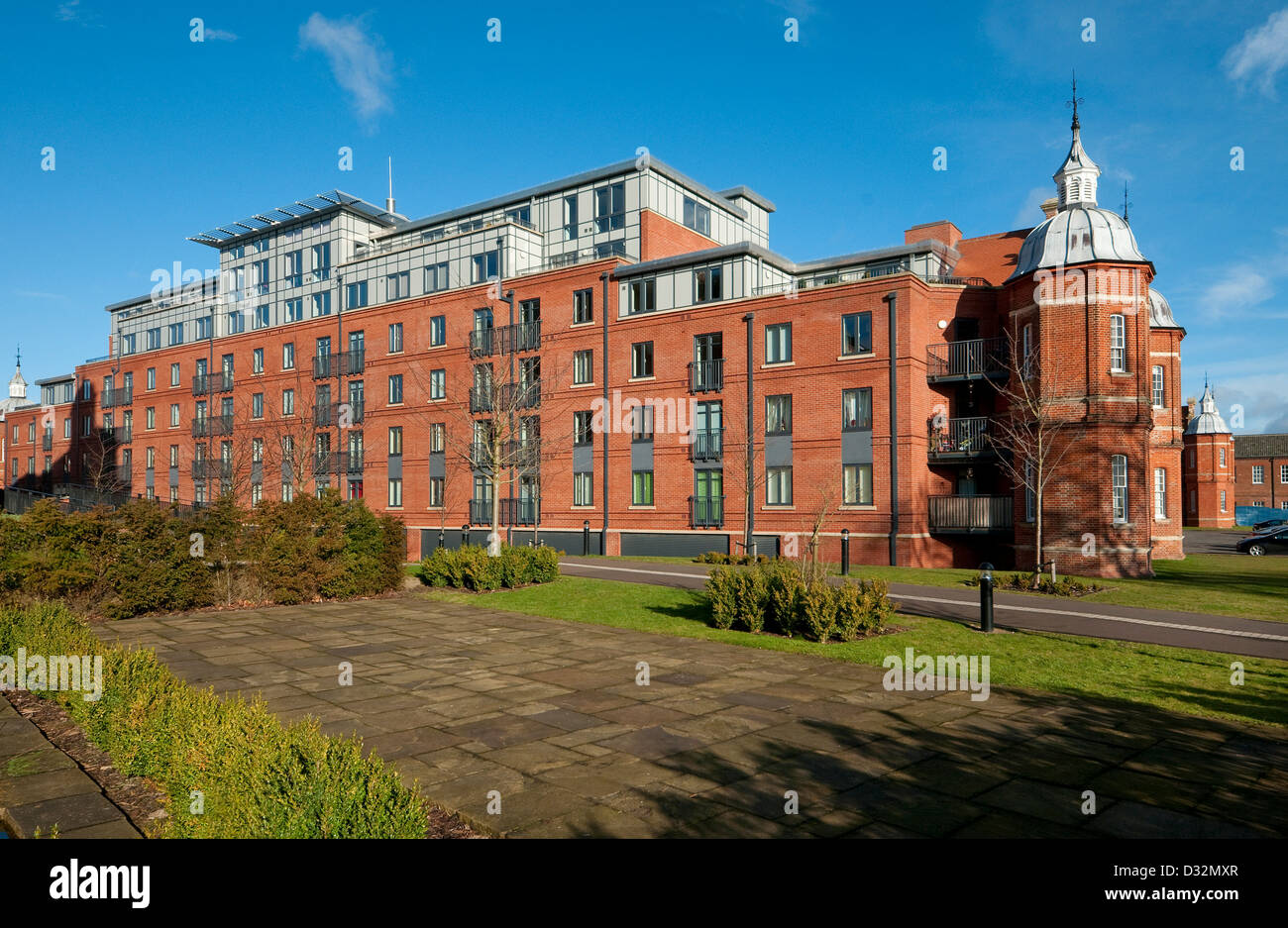 converted old norfolk and norwich hospital building Stock Photo Alamy