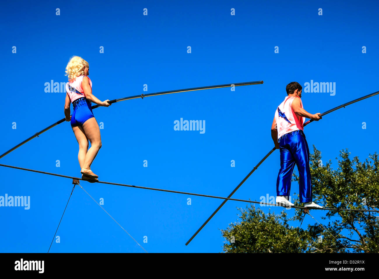 High wire hi-res stock photography and images - Alamy