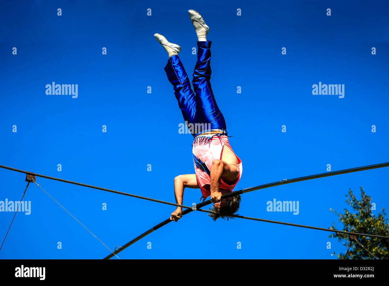 The World famous Wallenda's hiwire circus act in Sarasota Florida