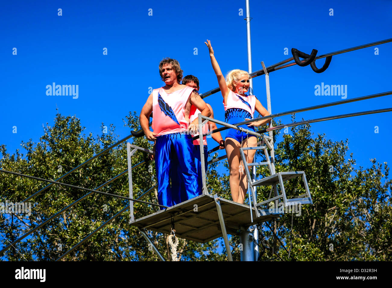 High wire circus hires stock photography and images Alamy
