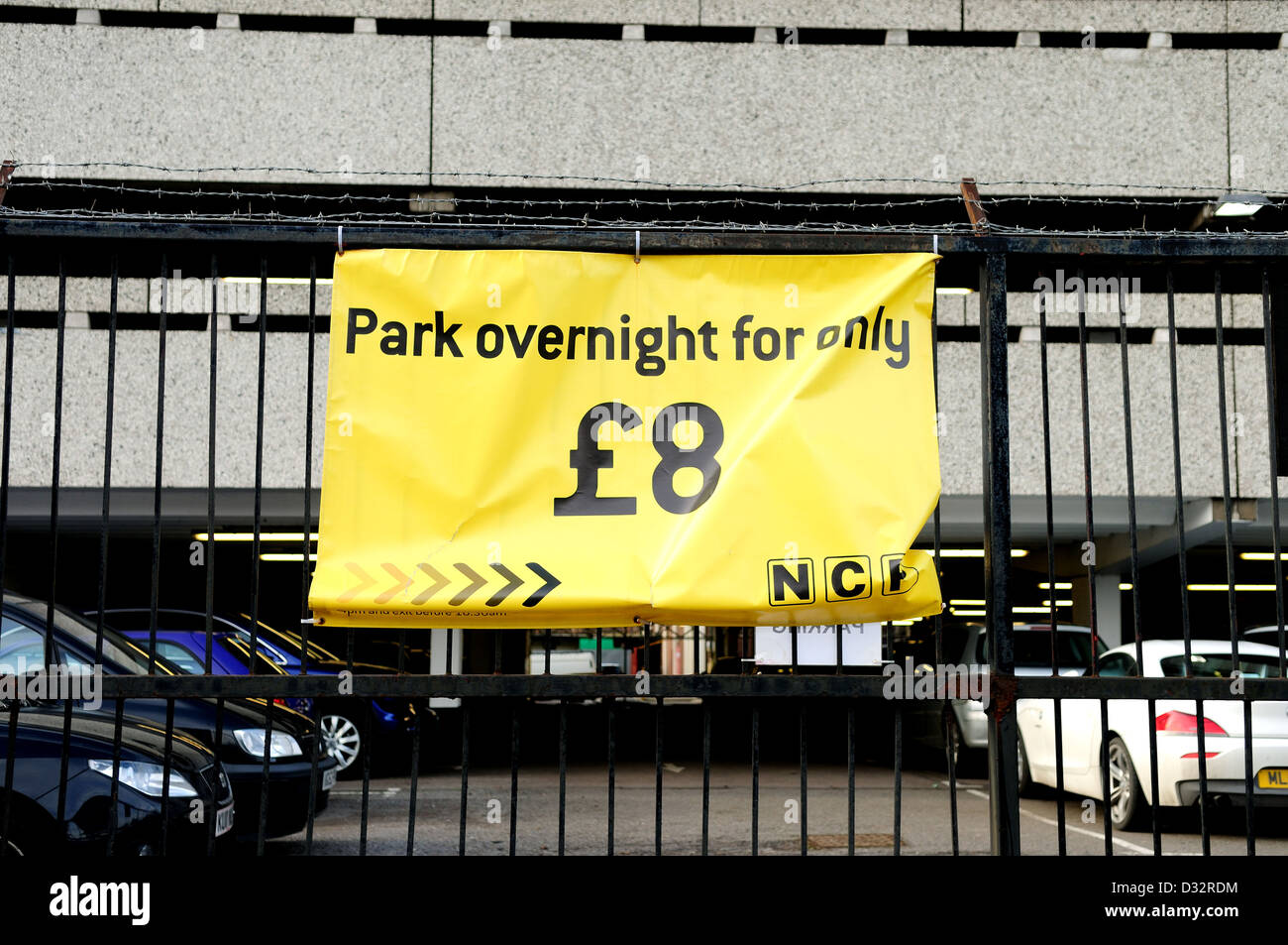NCP All Day Parking,Leicester England Stock Photo Alamy
