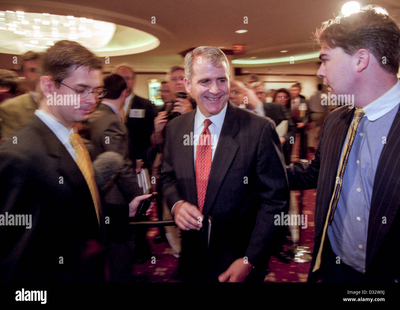 Retired Col. Oliver North at the Road to Victory event at the Christian Coalition Conference September 19, 1998 in Washington, DC. Stock Photo