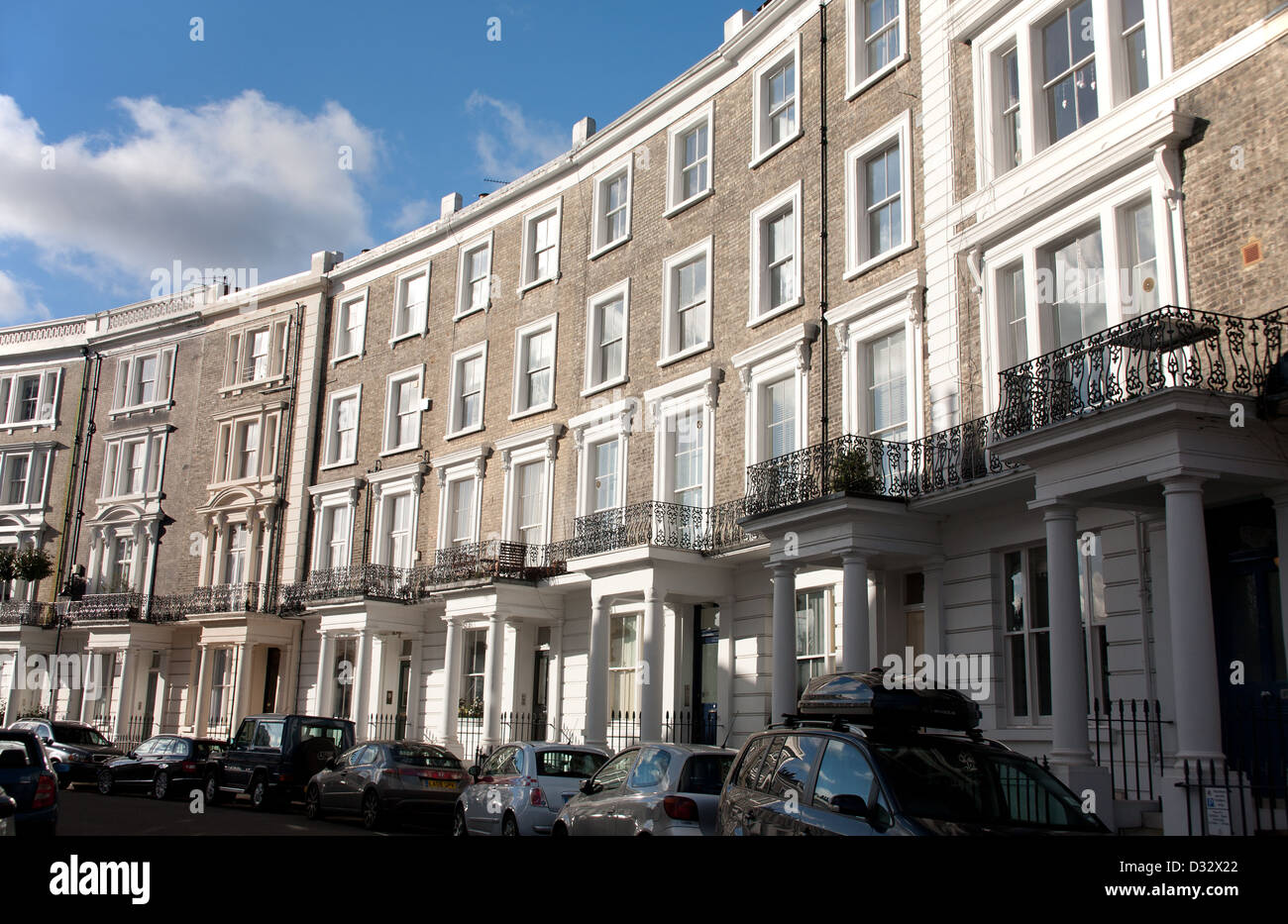 Horbury Crescent, Notting Hill Gate, London, United Kingdom Stock Photo