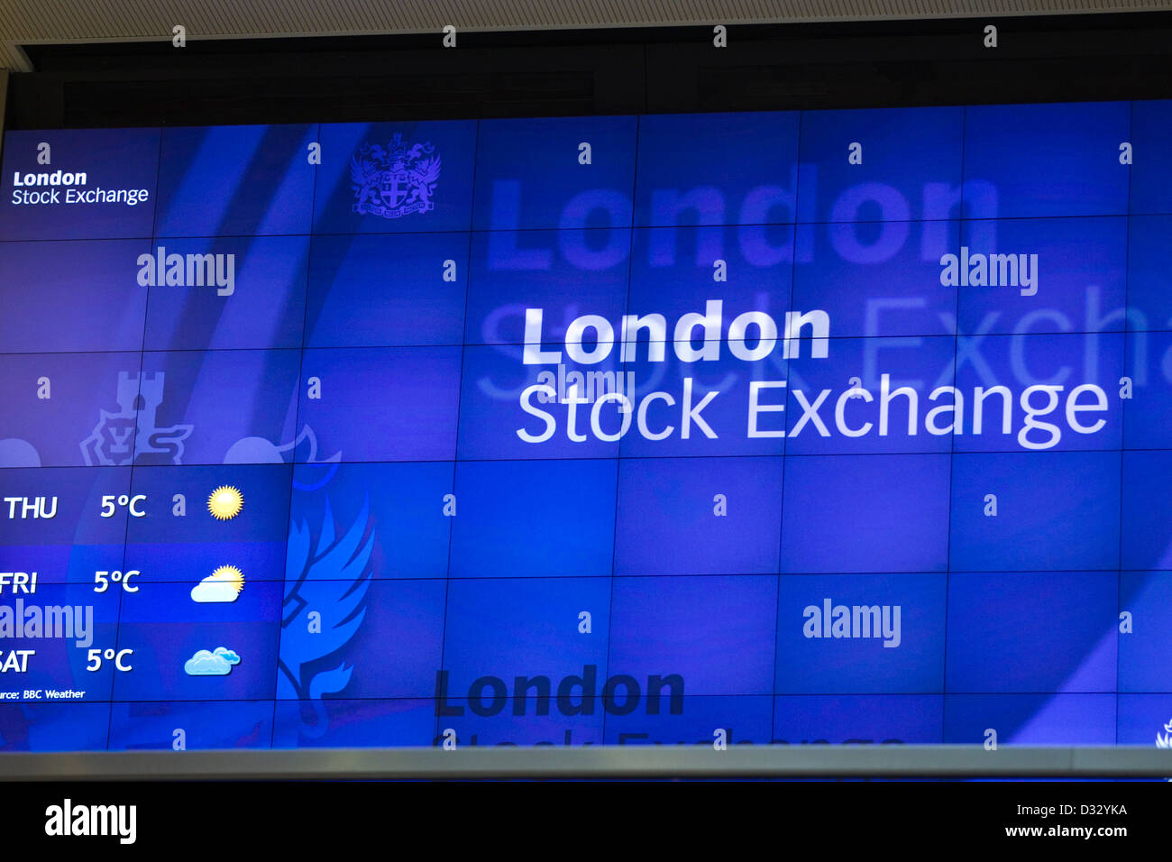 London Stock Exchange, Paternoster Square, London, England, UK Stock