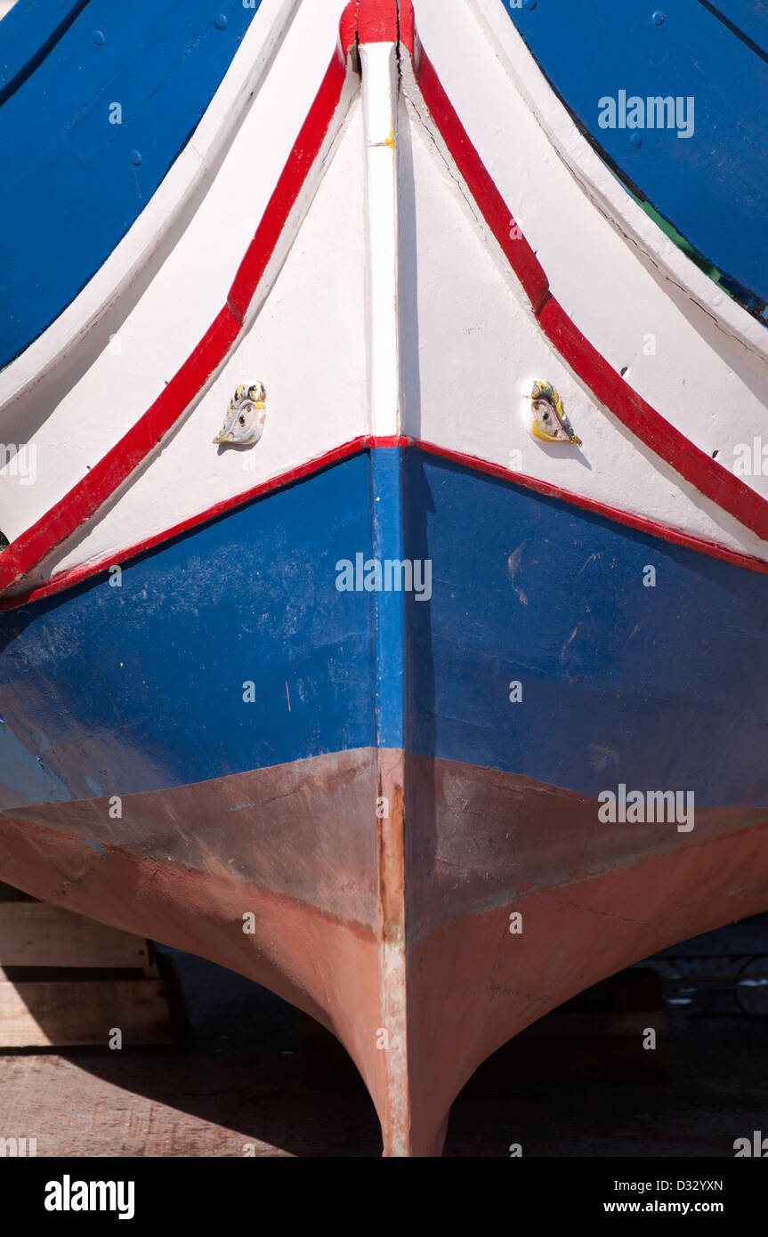 Luzzu, Maltese fishing boat, multi coloured, harbour, fishing boat ...