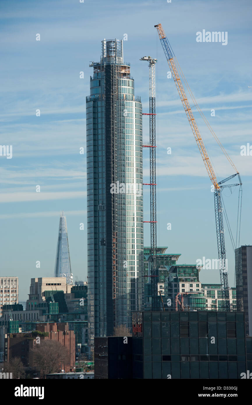 The Tower St Georges Wharf London Stock Photo