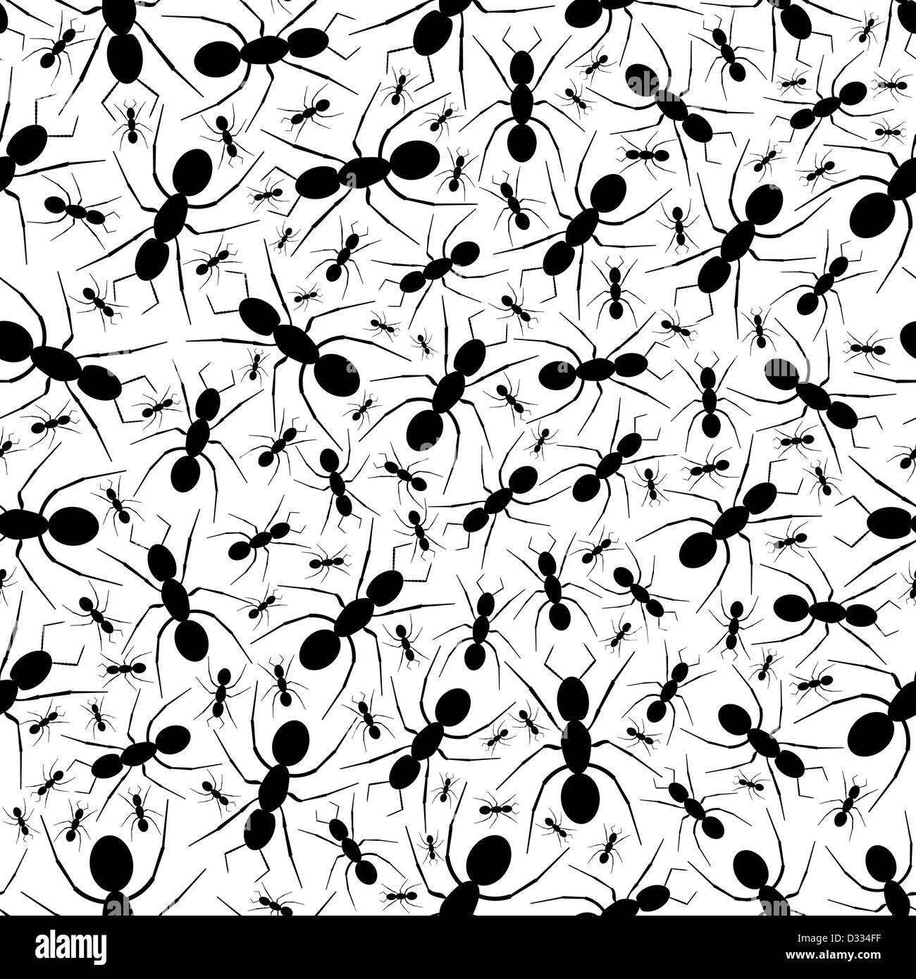 Seamless Repeating Ant Pattern Stock Photo Alamy