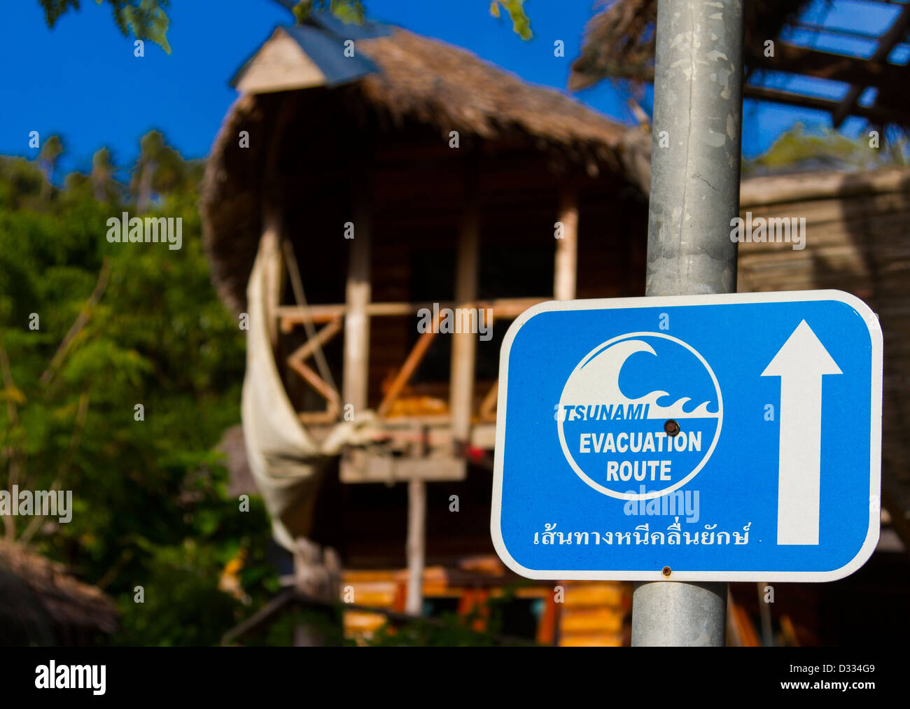 Tsunami evacuation routes