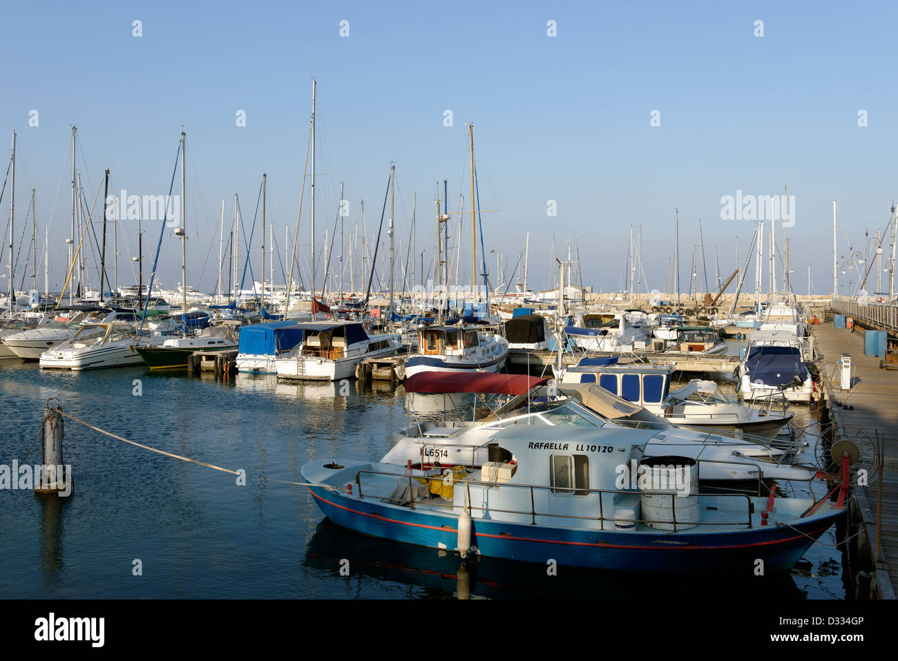 Marina Larnaca Cyprus Stock Photo