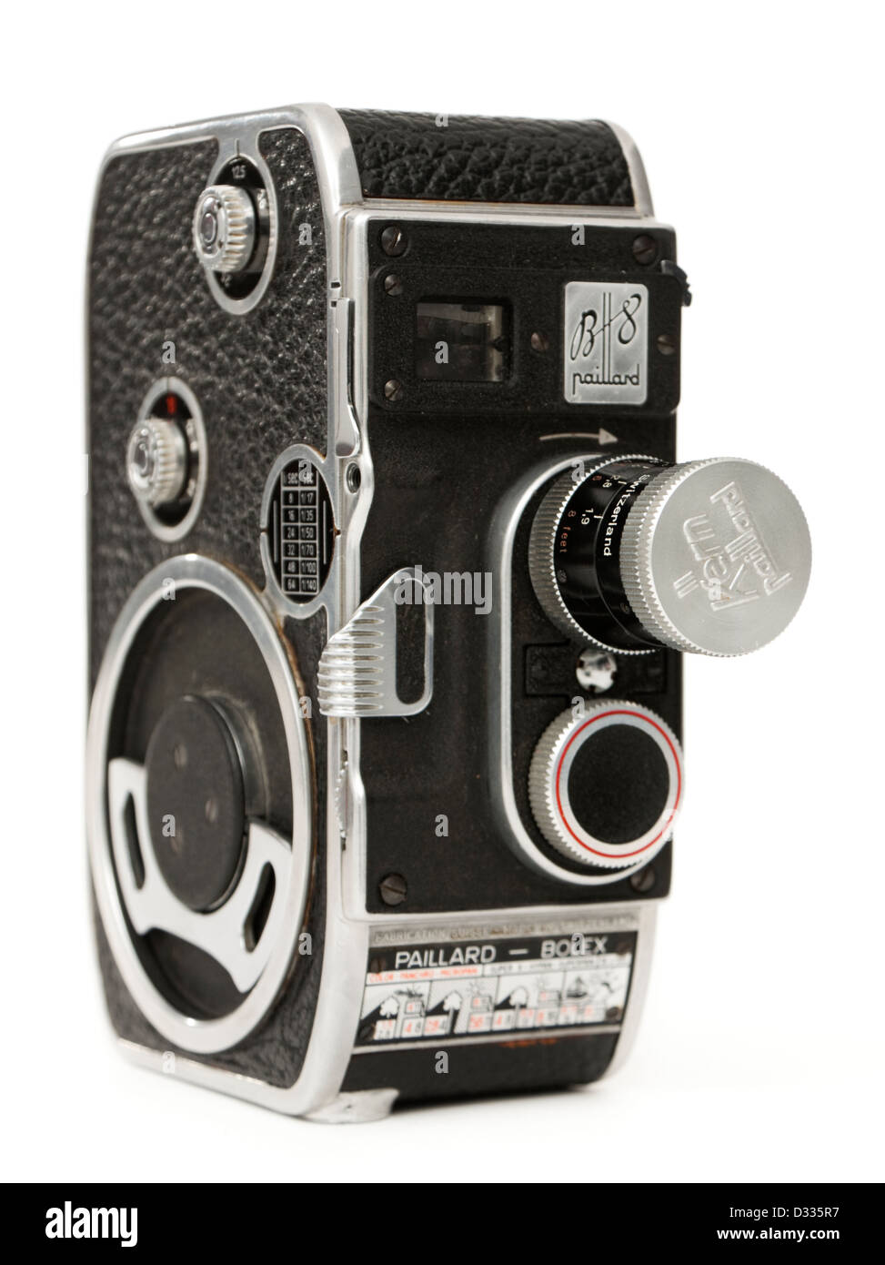 1955-1957 Bolex Paillard B8 cine / movie film camera (double 8mm Stock  Photo - Alamy